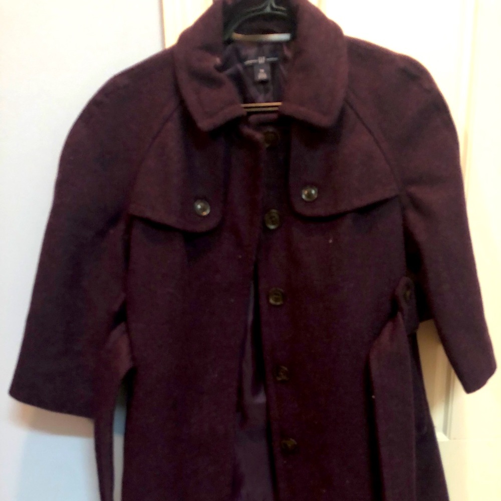 Gap purple pea coat